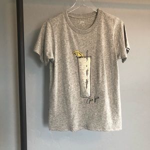 J.Crew “Gin Fizz” T-shirt with sequins